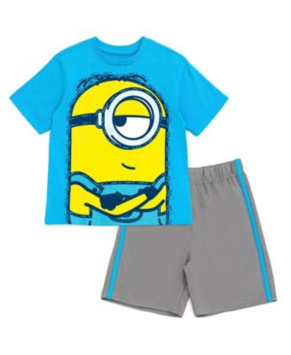 Minions Детский спортивный комплект из футболки и шорт (5 - 12 лет)
