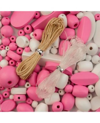 Pink and white