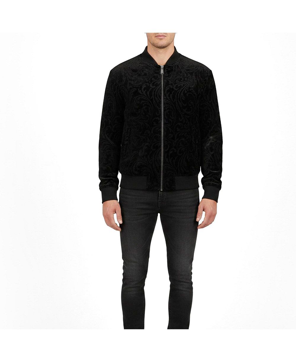 Pre-Owned Versace Men's Jacquard Baroque Jacket