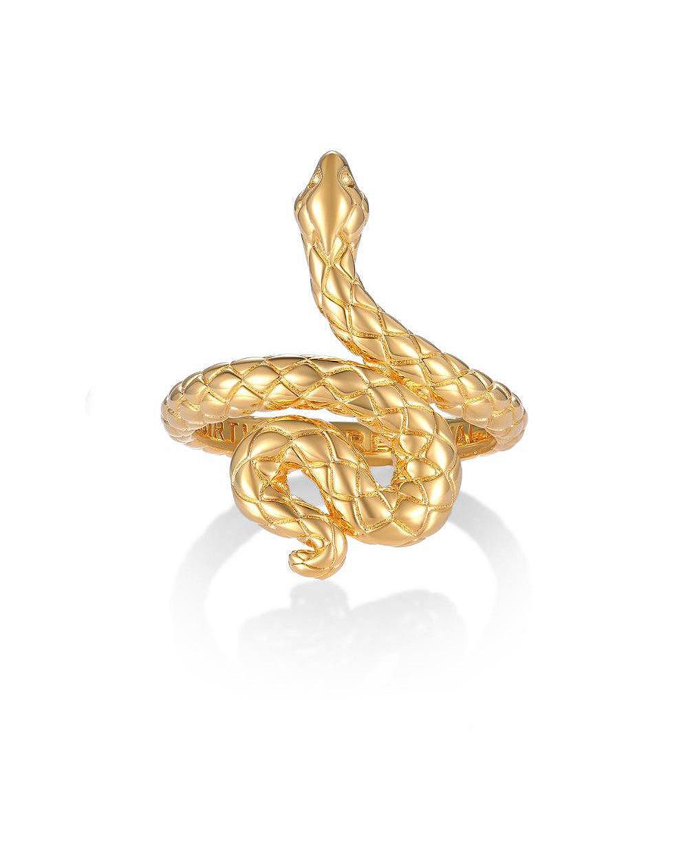 Mantra Rebirth and Renewal Snake Ring