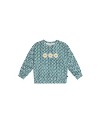 Deux par Deux Little and Big Girl (6 - 12) Printed Jersey Long Sleeve T-Shirt
