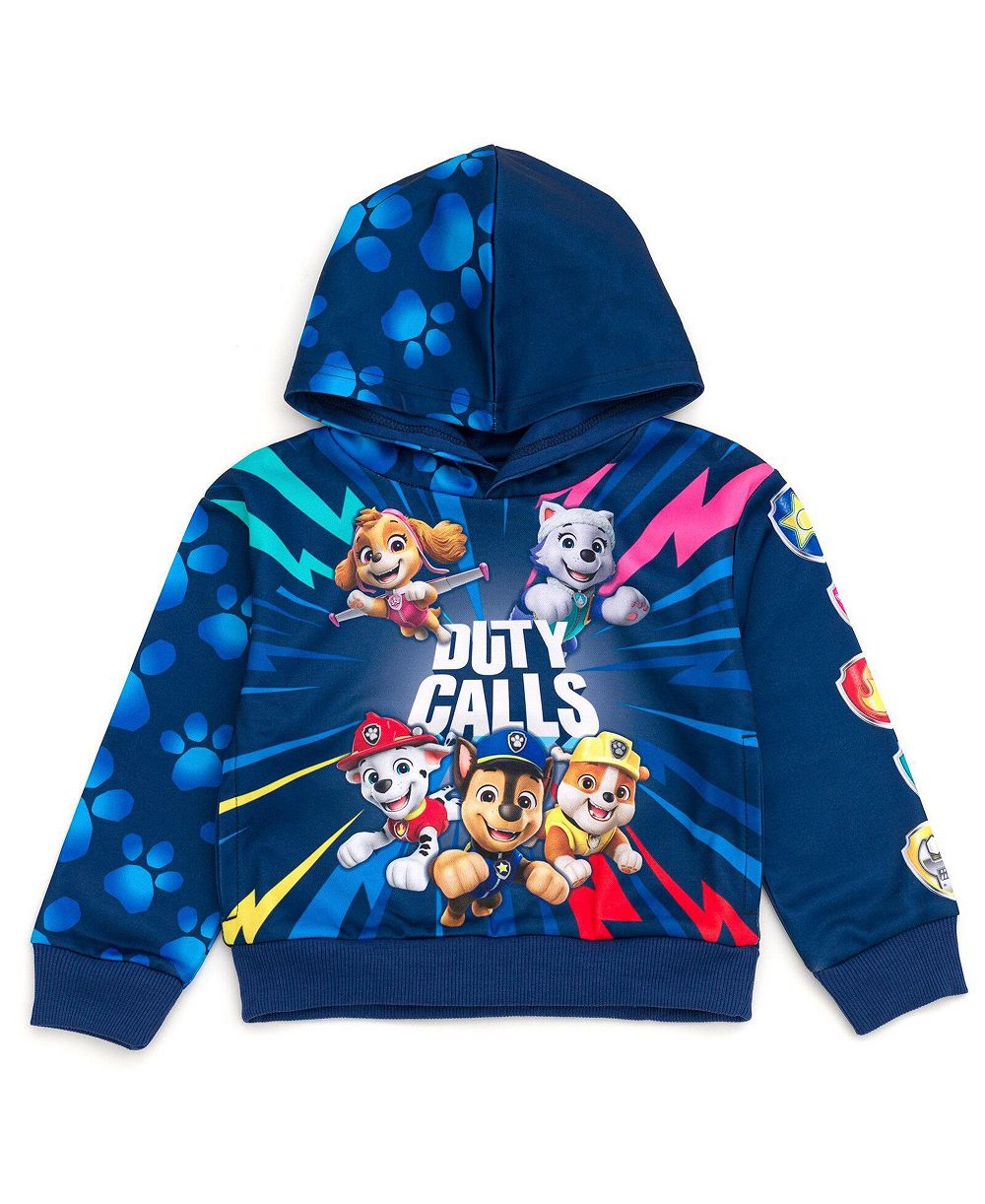Детское флисовое худи Paw Patrol для малышей (2T-4T)