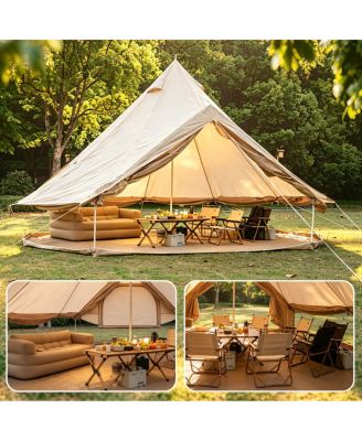 Семейный шатер Streamdale Furniture Oxford 13.1ft с отверстием для печи - 4-сезонный шатер для глампинга