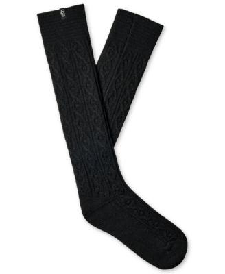 Женские высокие носки UGG® Rensa из кабельной вязки