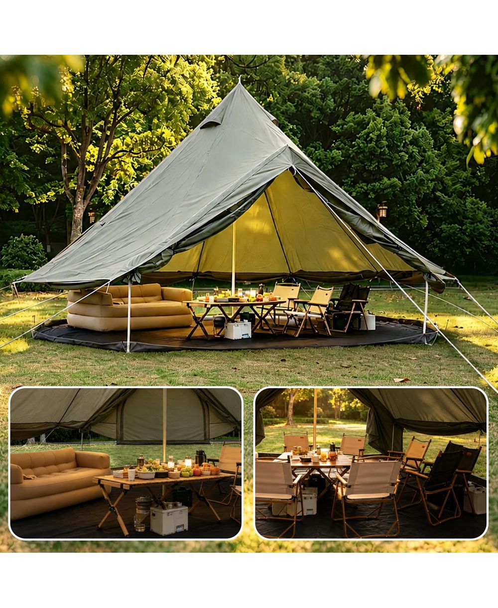 Streamdale Furniture семейная палатка Oxford 13.1feet с отверстием для печки - кемпинг 4 сезона