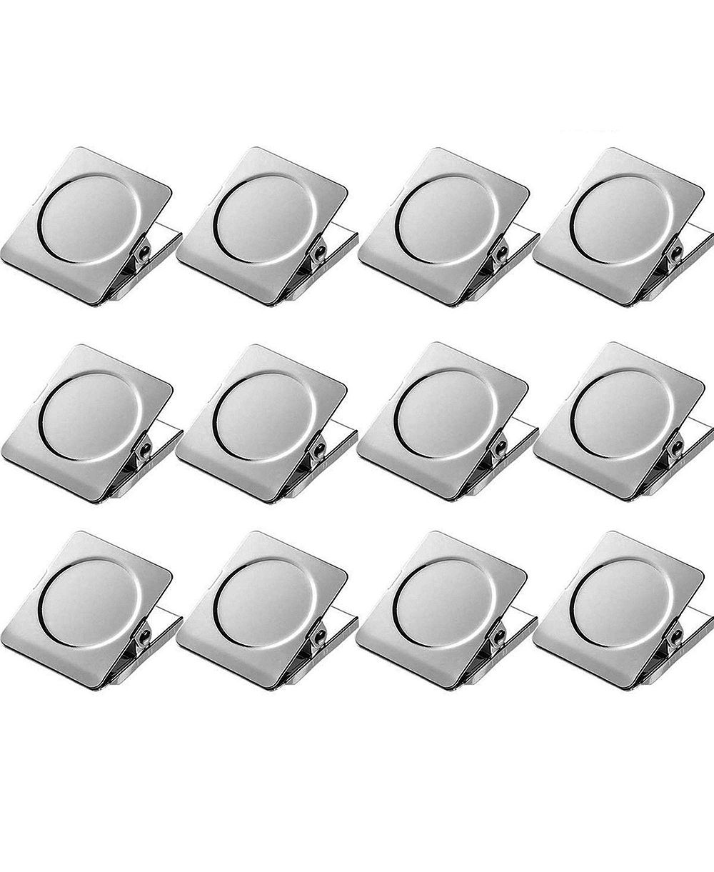 DANRONG Heavy Duty Metal Magnetic Clips Extra Strong For Whiteboard Office Refrigerator Classroom