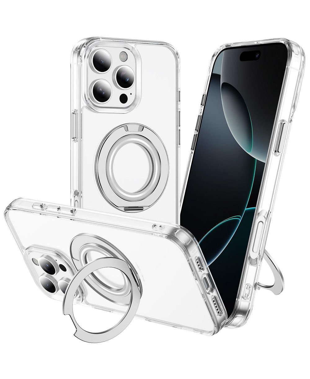 Чехол Alpha Digital iPhone SERIES: с магнитным кольцом-подставкой, ударопрочный