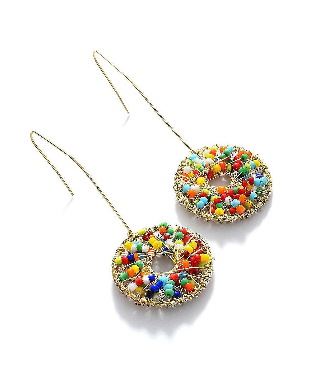 Женские серьги SOHI Bead-Cluster Drop