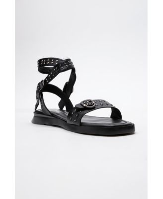 Forever & Always Shoes Women's  Carril Leather Sandal