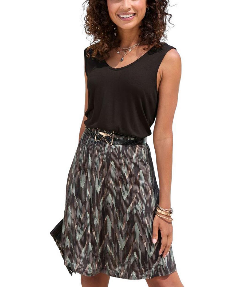 Женское платье LASCANA Pattern V-Neck
