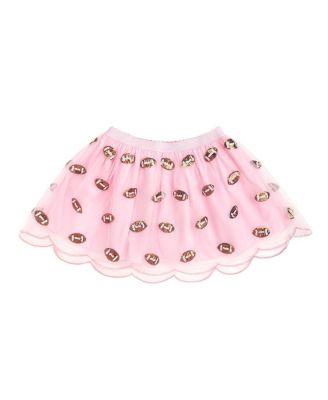 Sweet Wink Baby Girls (0-12M, 1-2)Mini Sequin Footballs Tutu Skirt