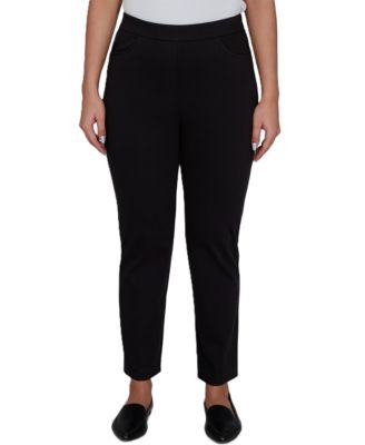 Женские брюки Alfred Dunner Petite Travel Advisory Cropped & Ankle