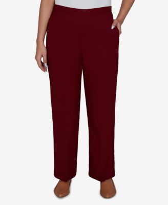 Брюки Alfred Dunner Union Square Textured Pull-On Petite