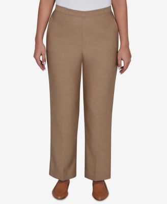 Alfred Dunner Petite Брюки прямого кроя Union Square Pull-On