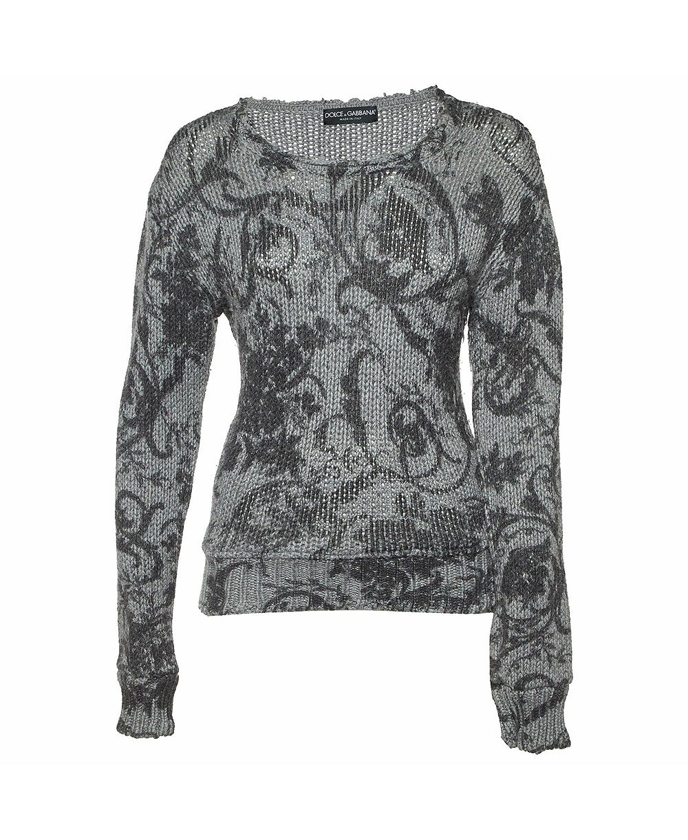 Pre-Owned Dolce & Gabbana женский джемпер с круглым вырезом, вязаный