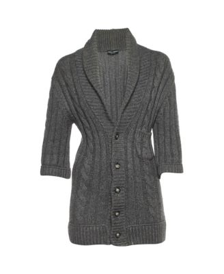 Pre-Owned Dolce & Gabbana Женский вязаный кардиган Chunky Knit Button Front