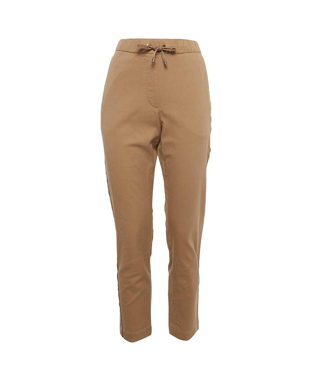 Женские брюки Brunello Cucinelli Twill Drawstring
