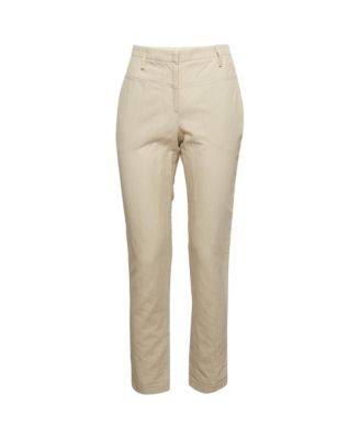 Женские брюки Pre-Owned Brunello Cucinelli Linen Blend Straight Fit