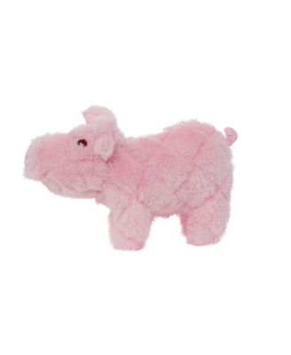 Mighty Jr Farm Piglet, Durable Plush Squeaky Dog Toy