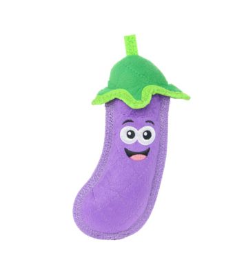 Tuffy игрушка для собак Tuffy Funny Food Eggplant, прочная плюшевая пищалка