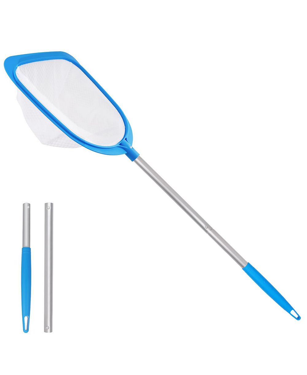 XDOVET Hot Tub Skimmer Net Aluminum Pole Fine Mesh Leaf Debris Pool