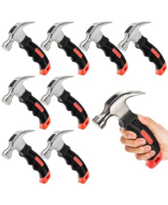 XDOVET Mini Claw Hammer Soft Rubber Stubby Camping Household Tool