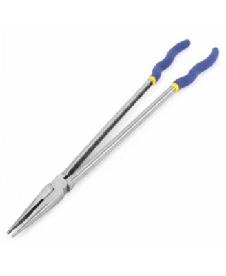 XDOVET Long Reach Nose Pliers Straight Narrow Jaws Mechanic