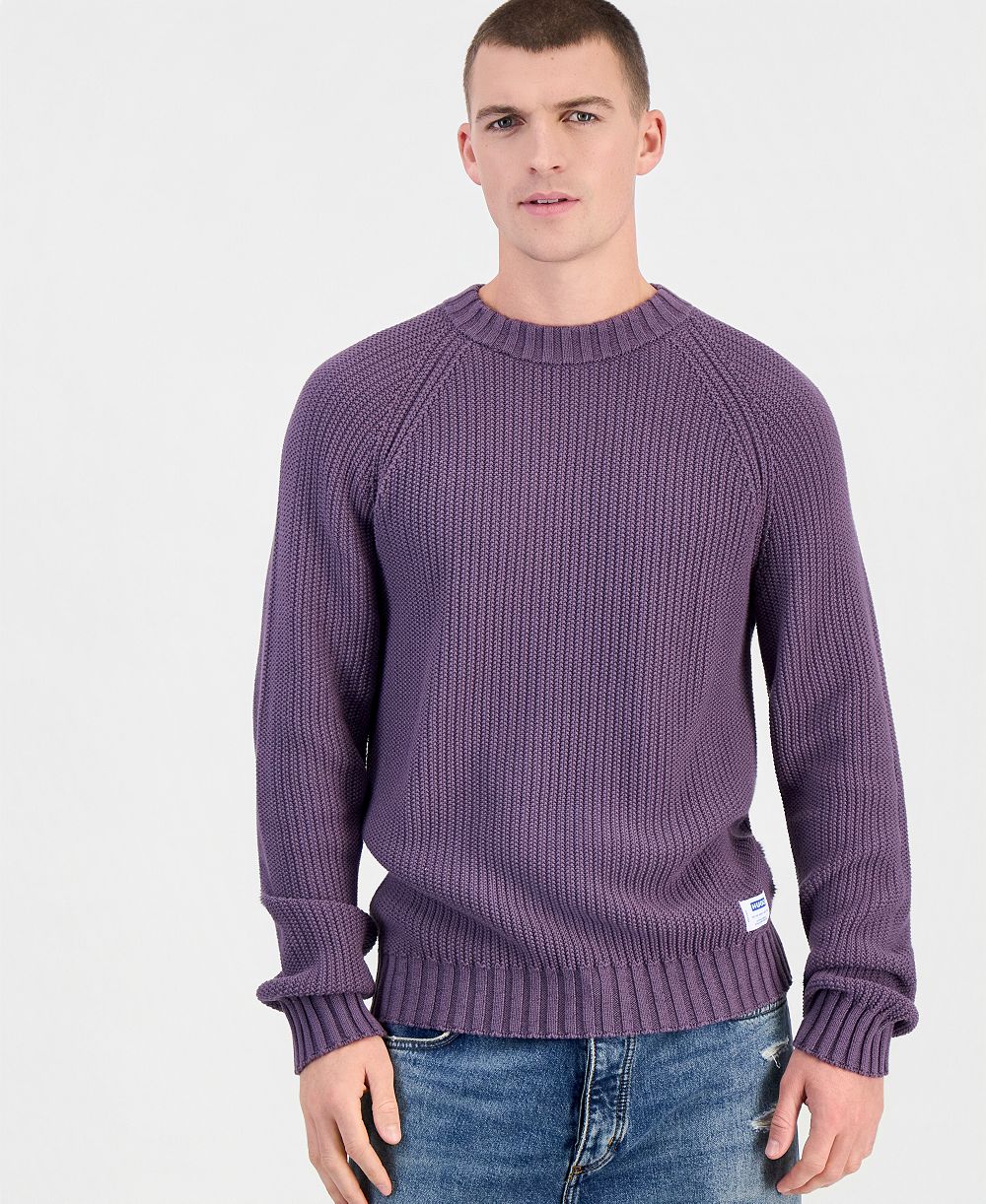 Hugo Boss мужской свитер Sonnee с круглым вырезом и регланом, регулярный крой
