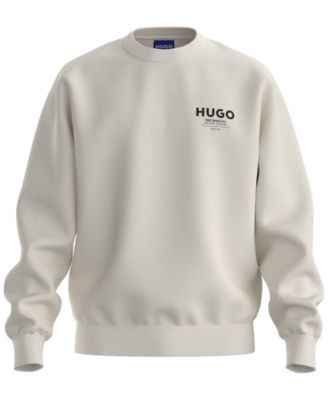 Hugo Boss Men's Nespon French-Terry Crewneck Logo Print Sweatshirt