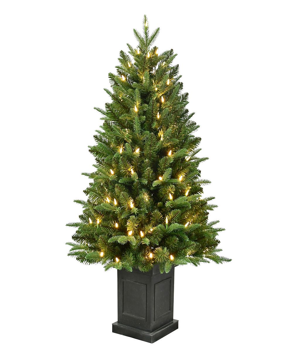 Декоративное ель Puleo International 40" Pre-Lit Fraser Fir в горшке