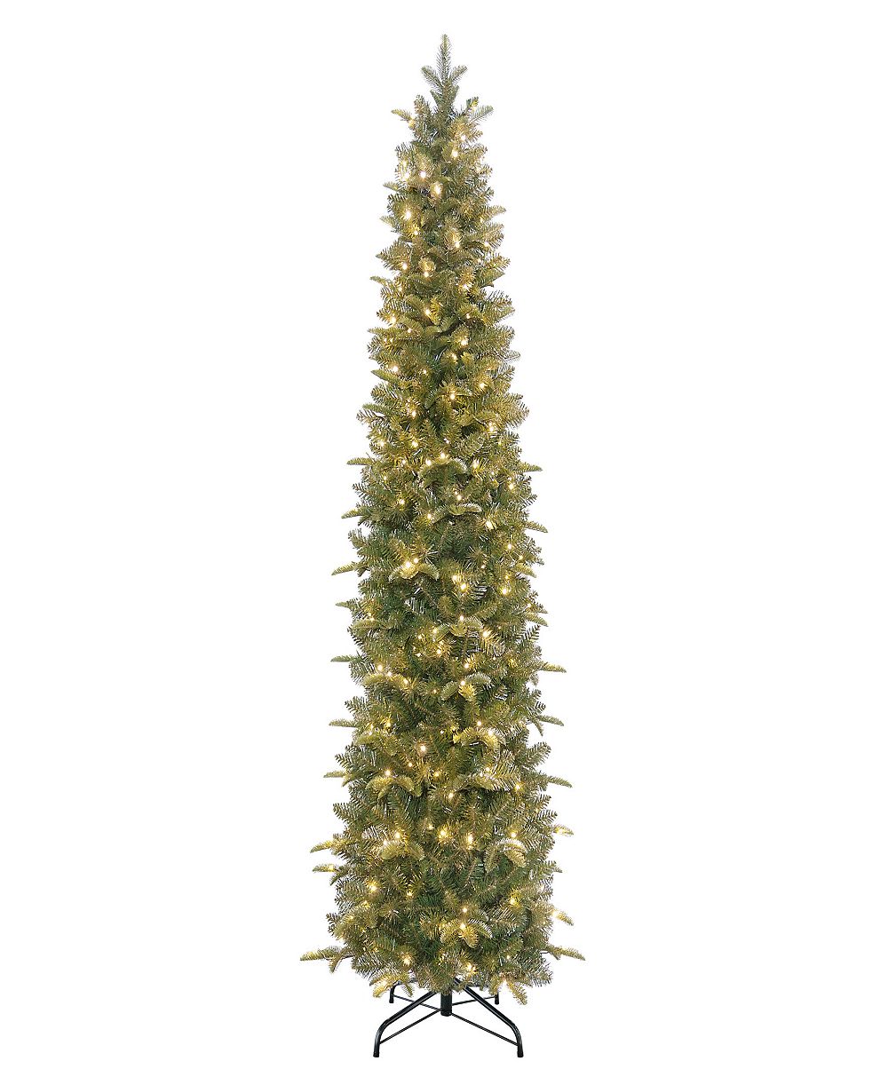 Искусственная ель Puleo International 90" Pre-Lit Yardley Spruce Pencil Tree