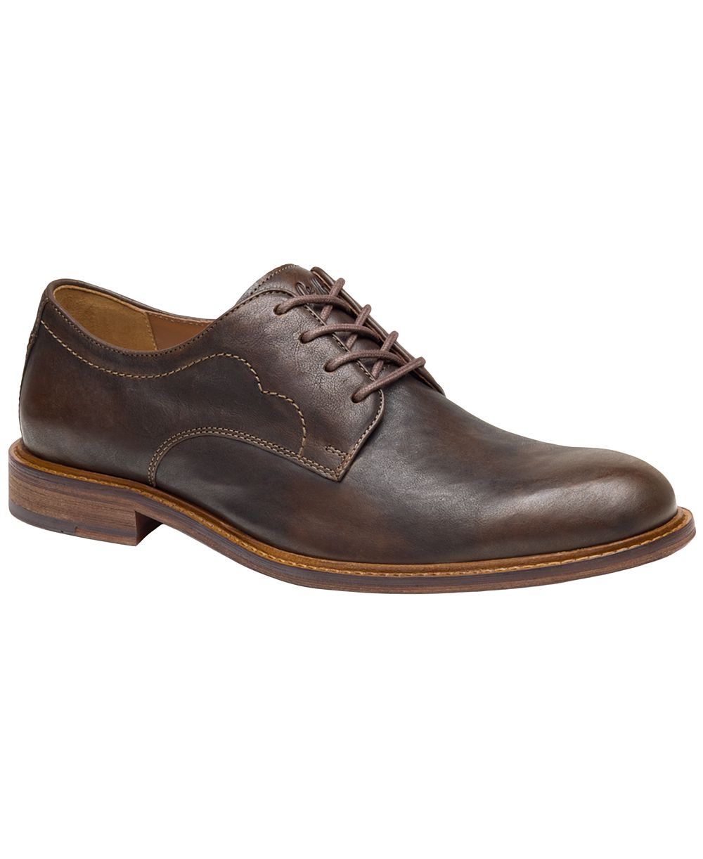 Мужские кожаные оксфорды Johnston & Murphy Ripley Plain Toe на шнуровке