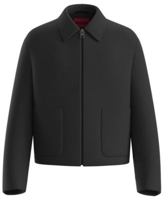 Мужская короткая куртка Hugo Boss Berys2641 из шерстяной смеси, классический крой