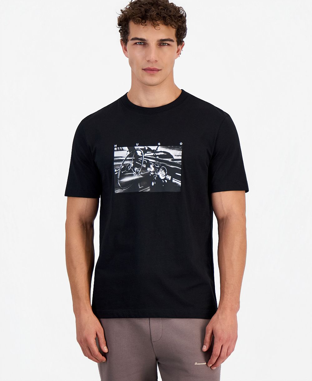 Hugo Boss Men's Dikems Graphic Regular-Fit T-Shirt