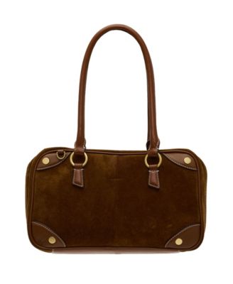Hammitt Meredith Suede Small Top Handle Shoulder Handbag
