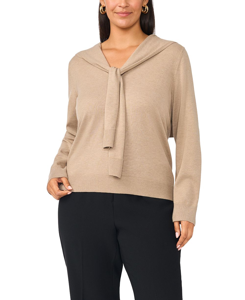 Vince Camuto Plus Size Faux-Wrap V-Neck Sweater