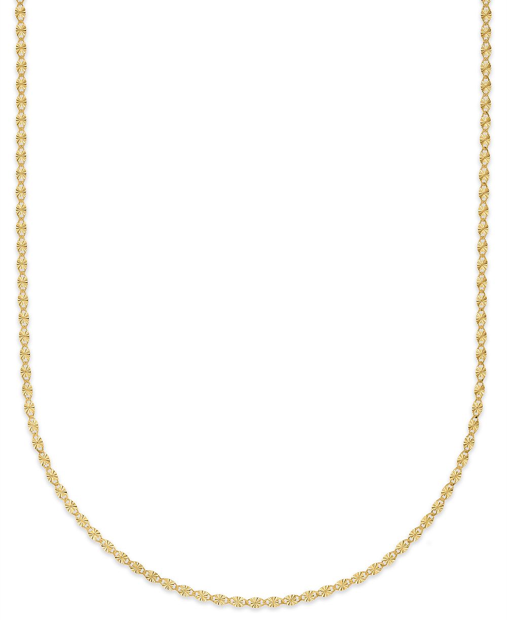 Macy's Valentino Chain Necklace in 10k Yellow Gold