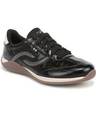 Black Faux Leather