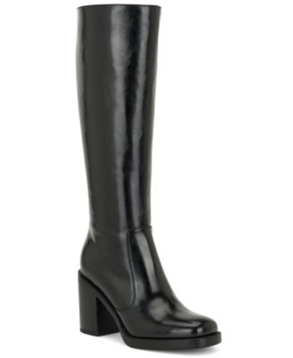Сапоги Nine West Women's Balinda Tall на высоком блочном каблуке