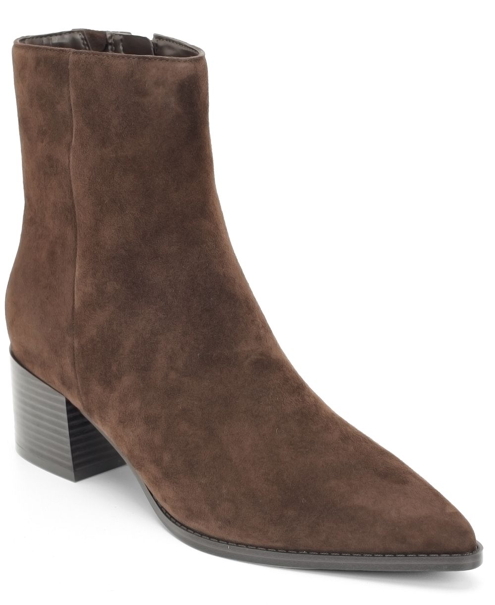 Nine West Women's Becky Pointed Toe Block Heel Booties