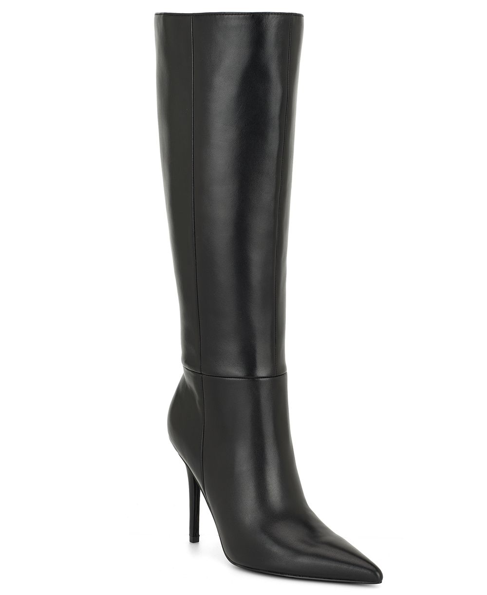 Nine West Women's Cherri Tall Pointed Toe Stiletto Dress Boots