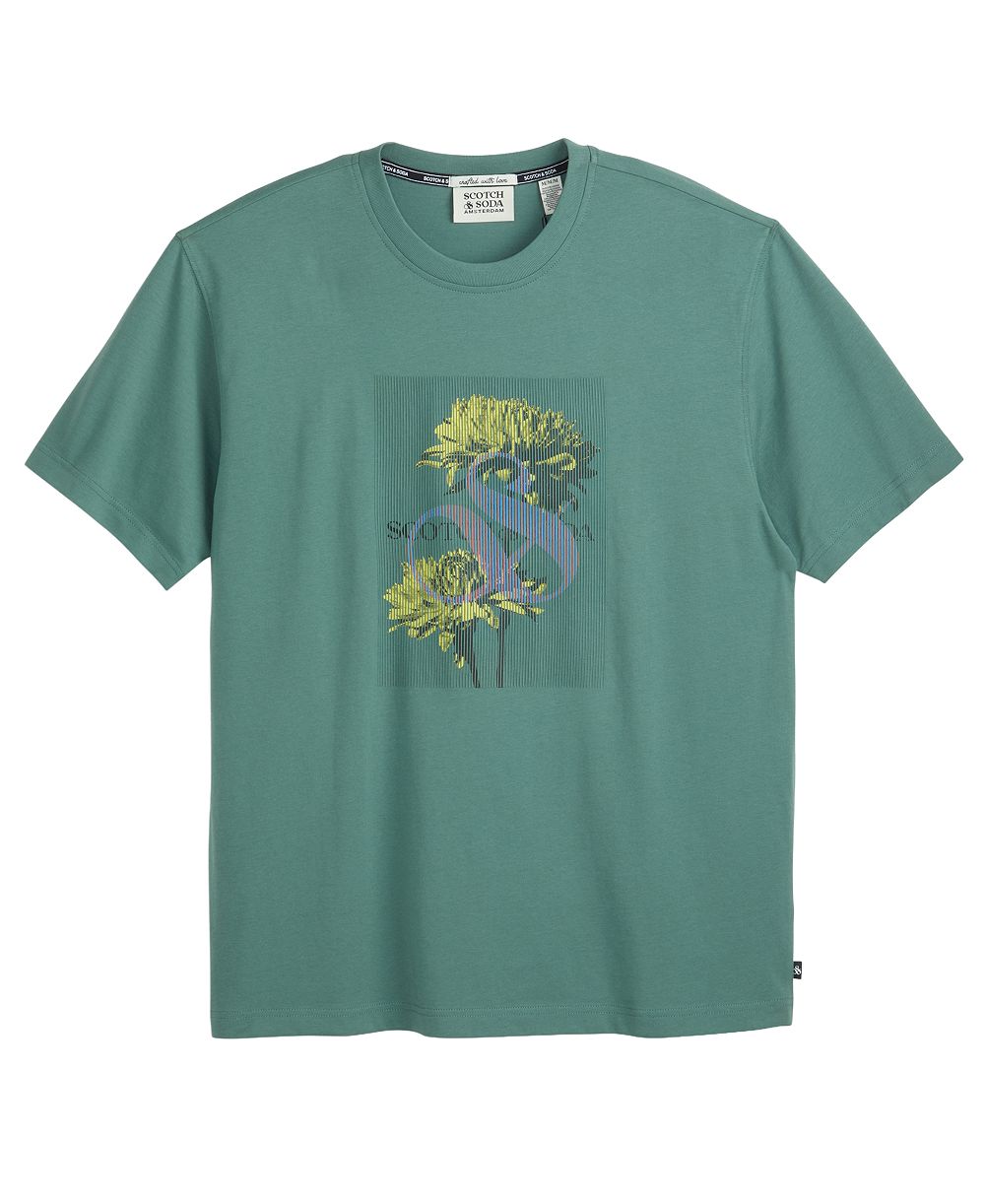 Мужская футболка SCOTCH & SODA с принтом