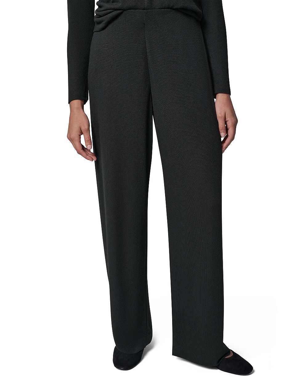 Donna Karan New York Women's Wide-Leg Flat Front Pull-On Pants