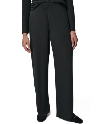 Donna Karan New York Women's Wide-Leg Flat Front Pull-On Pants