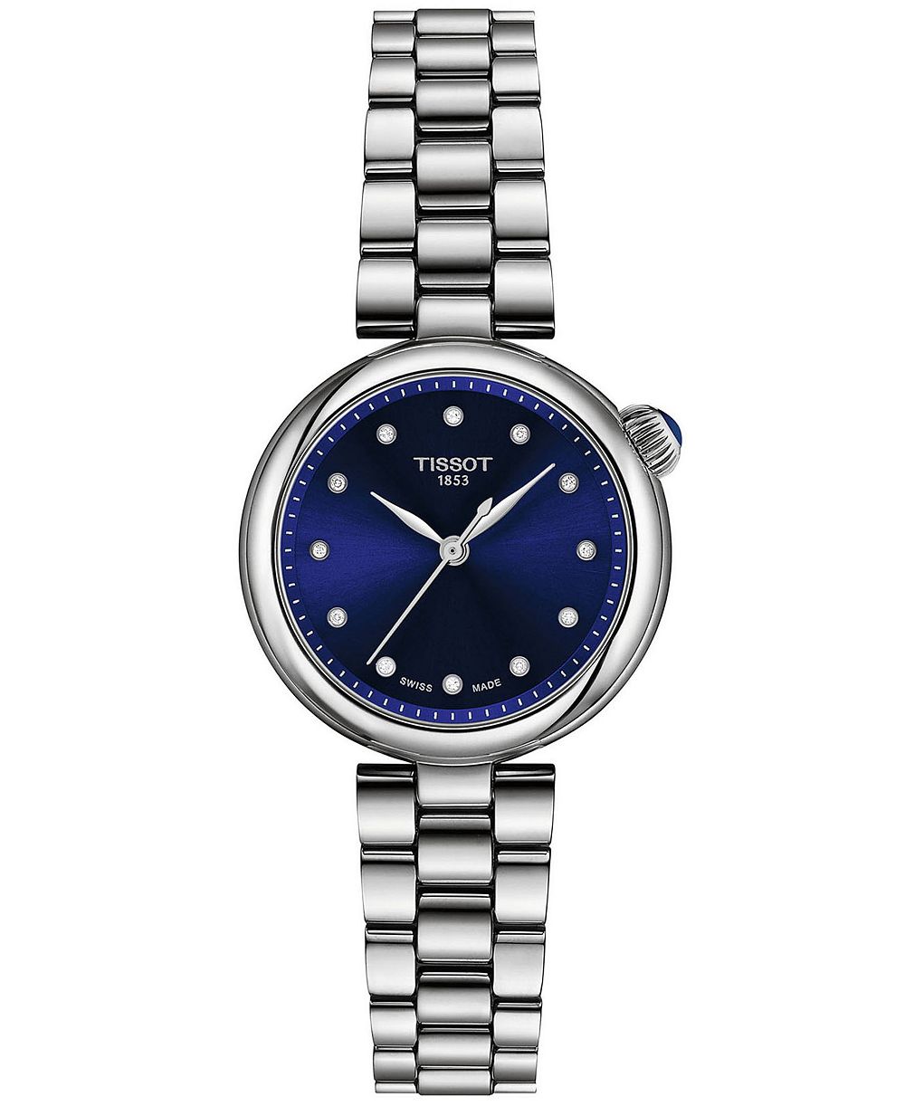 Женские часы Tissot Desir Quartz Silver-Tone Stainless Steel Bracelet 28mm