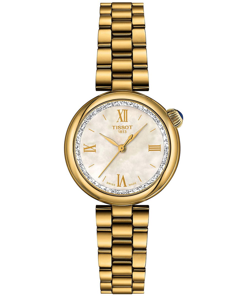 Tissot Женские часы Desir Quartz Gold Stainless Steel, 28mm