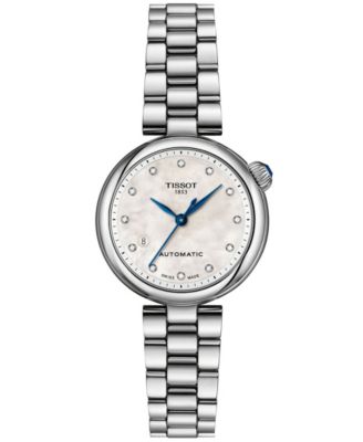 Tissot Женские часы Desir Automatic, серебристый корпус, стальной браслет, 28mm