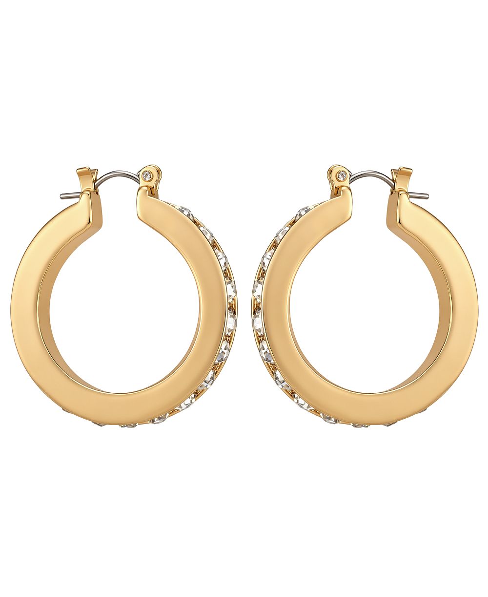 GUESS Gold-Tone Classic Hoop Earrings