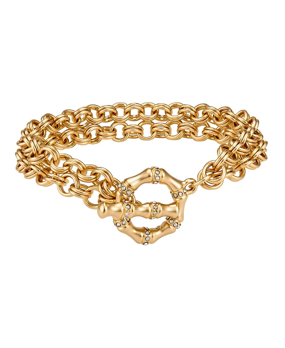 Браслет GUESS Gold-Tone Toggle Chain