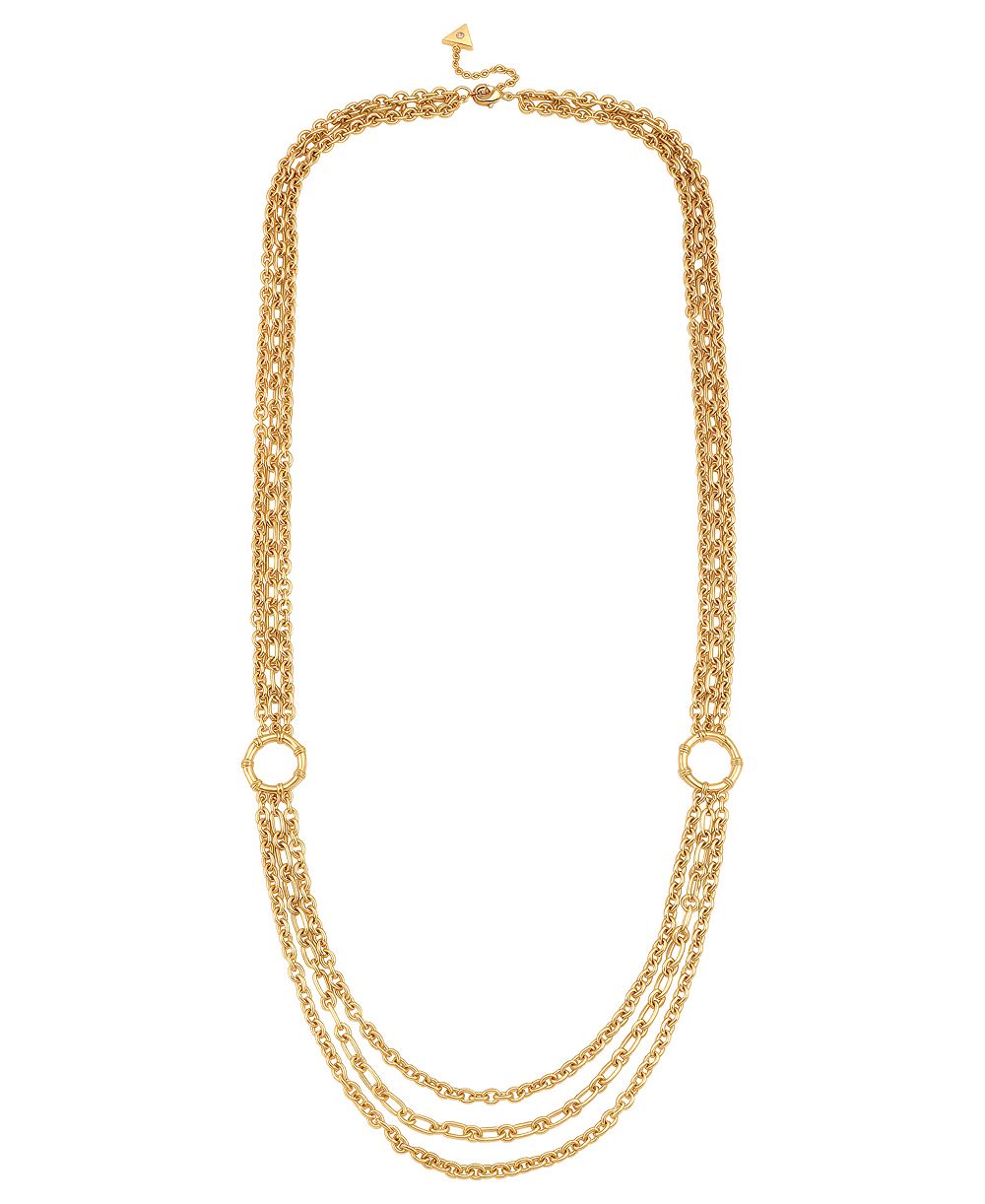 GUESS Gold-Tone Layered Long Necklace